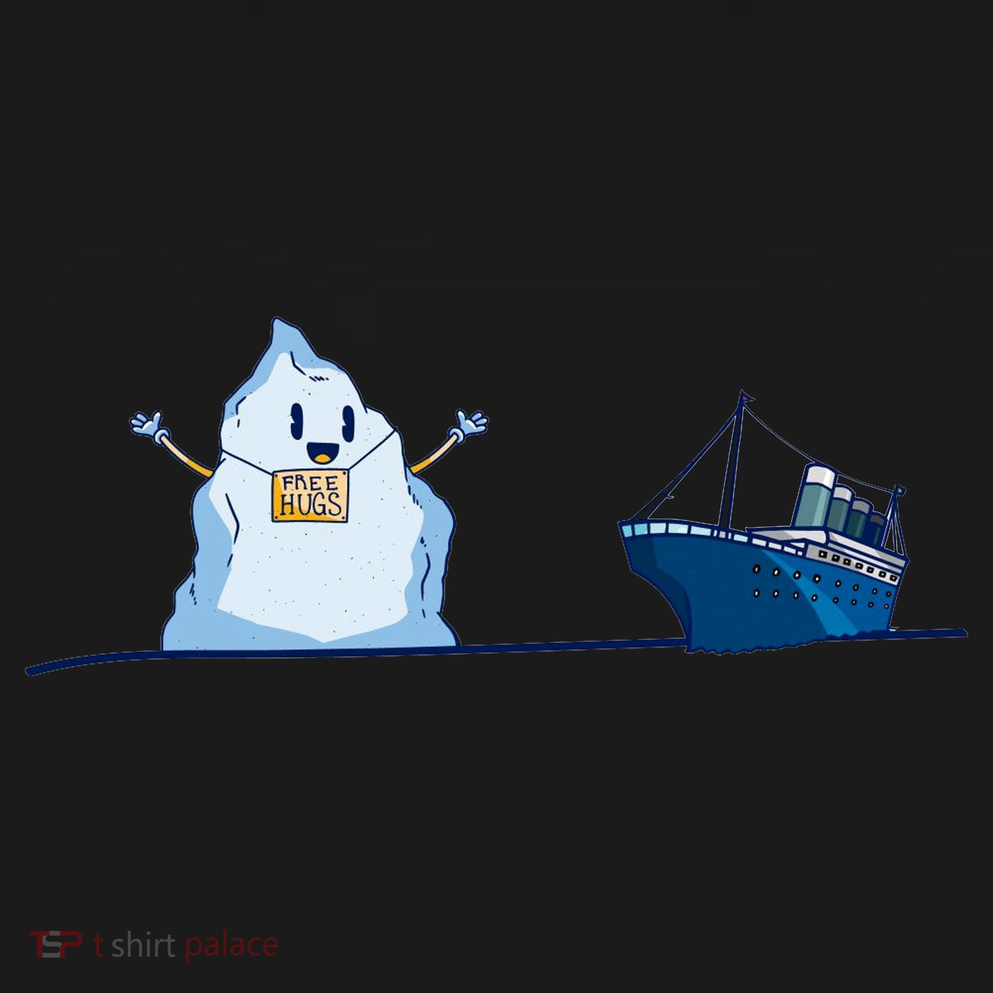 Titanic Free Hugs Funny Gift Titanic Humor Gift Coaster