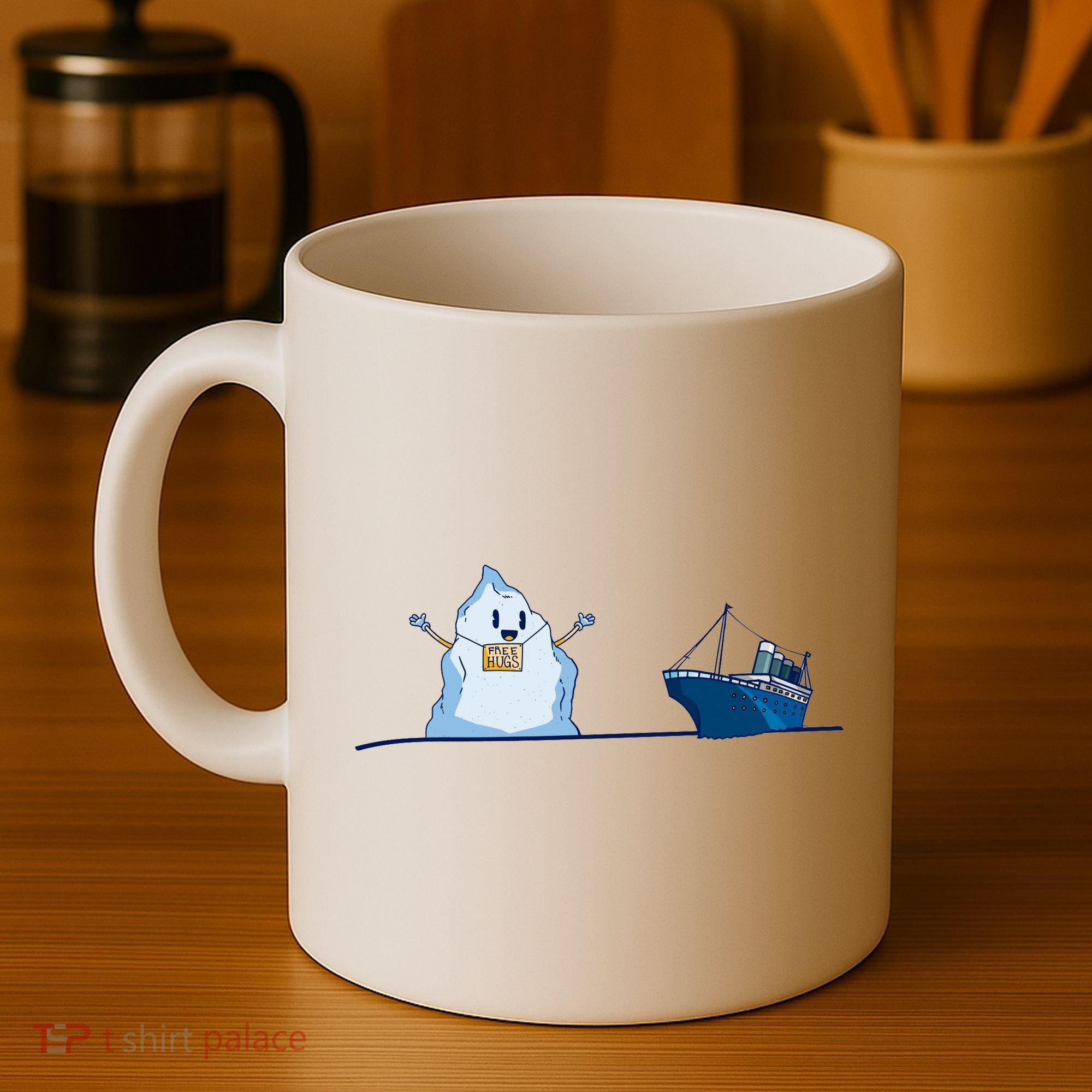 Titanic Free Hugs Funny Gift Titanic Humor Gift Coffee Mug