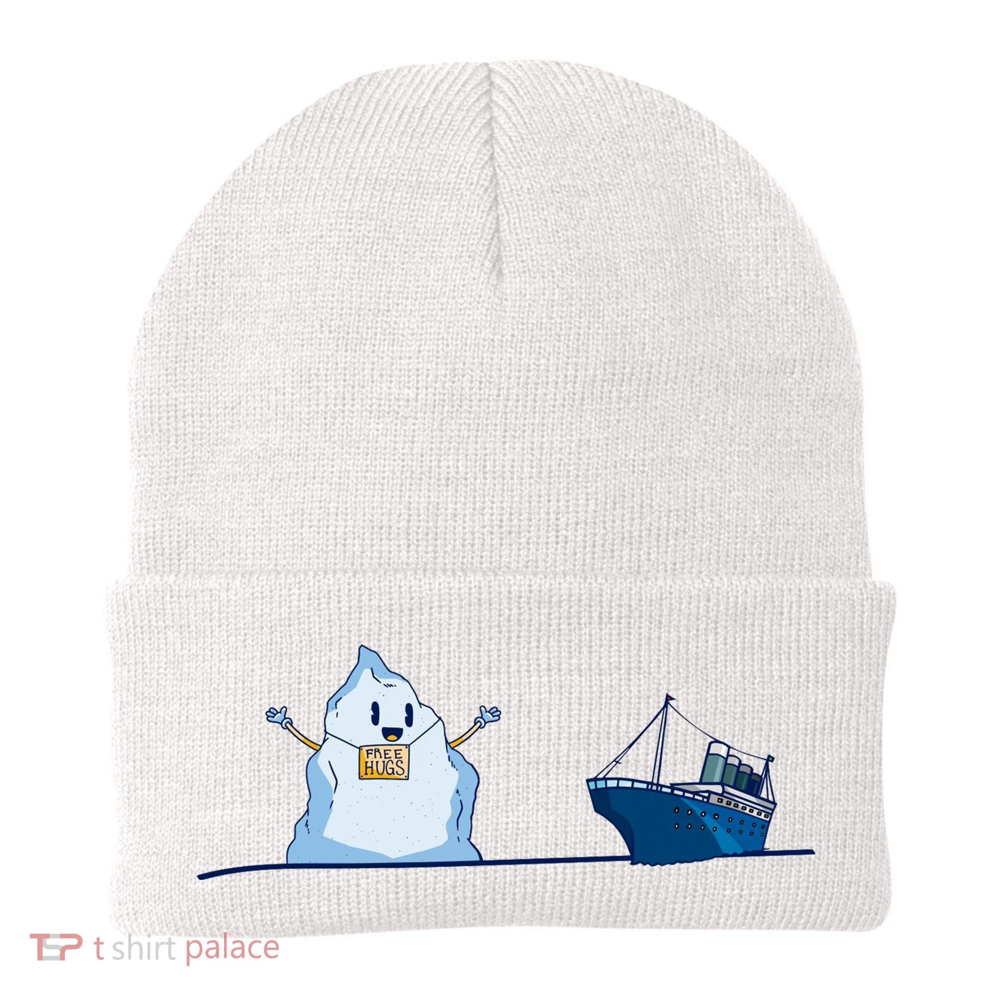 Titanic Free Hugs Funny Gift Titanic Humor Gift Beanie