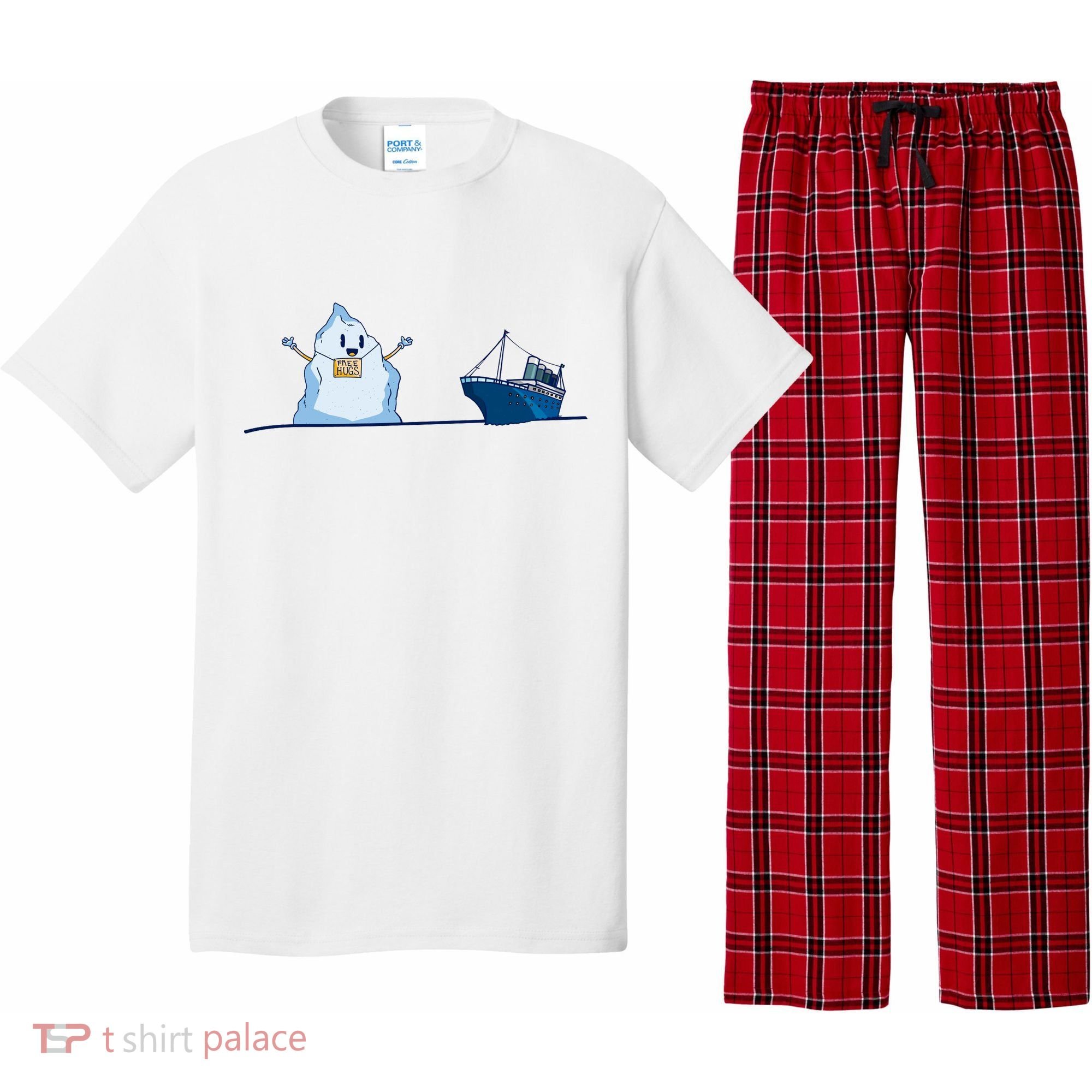 Titanic Free Hugs Funny Gift Titanic Humor Gift Pajama Set