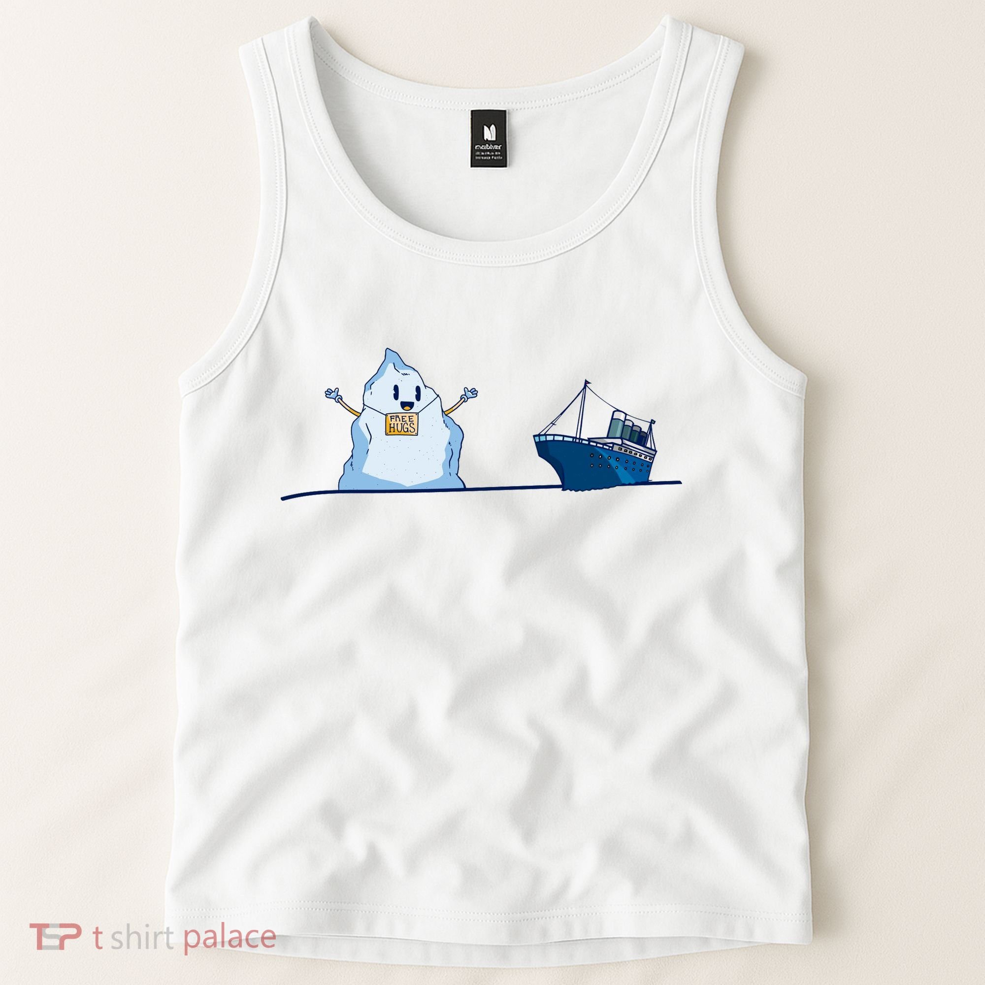 Titanic Free Hugs Funny Gift Titanic Humor Gift Tank Top