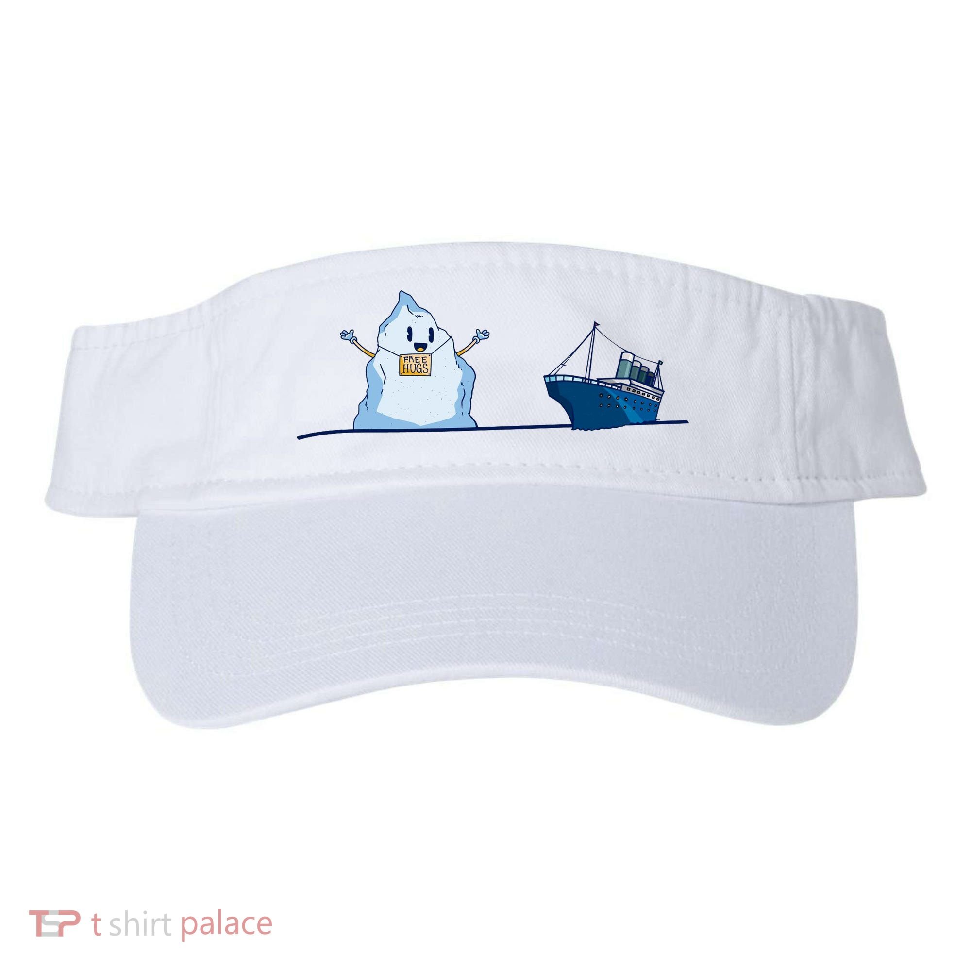 Titanic Free Hugs Funny Gift Titanic Humor Gift Visor