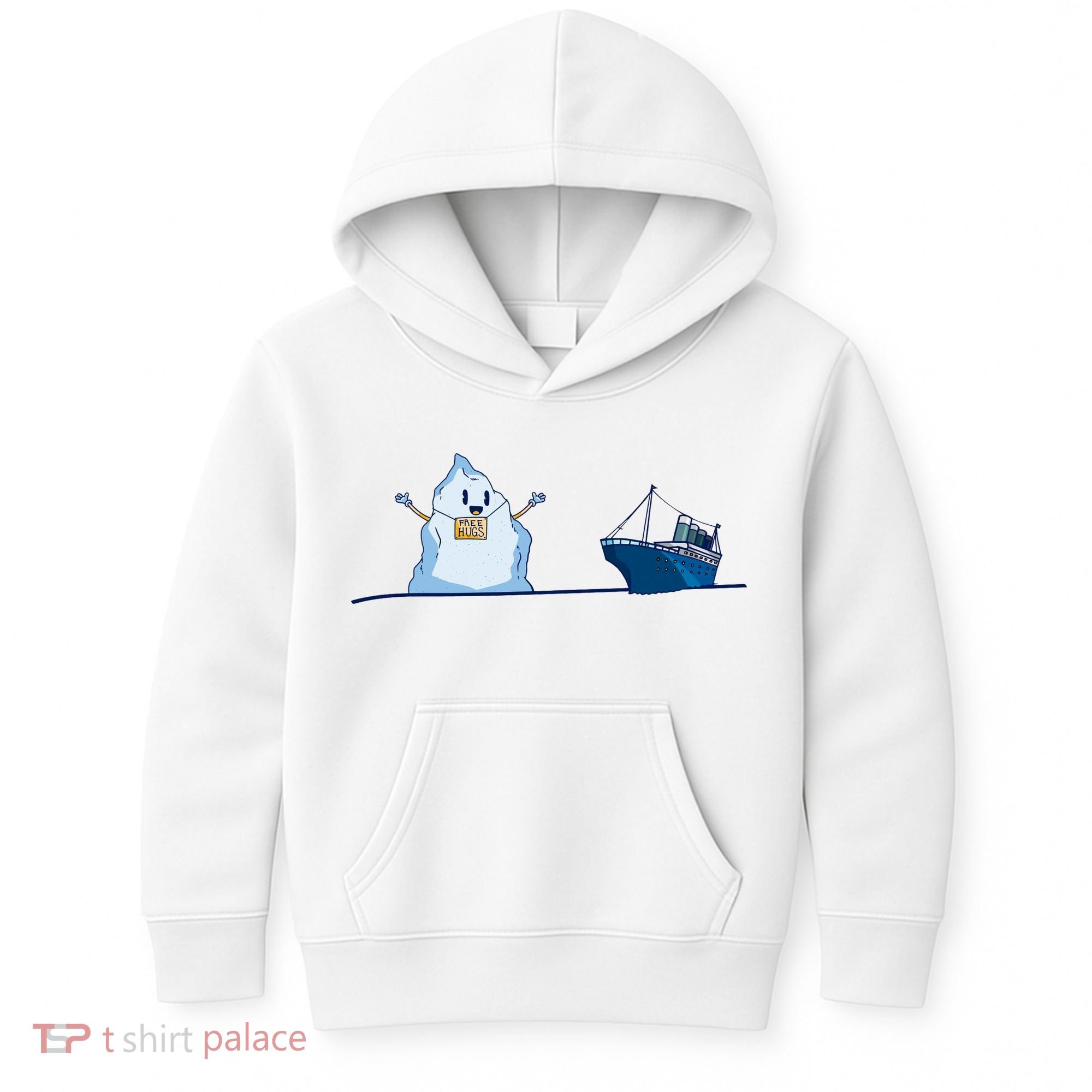 Titanic Free Hugs Funny Gift Titanic Humor Gift Kids Hoodie