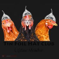 Tin Foil Hat Club Member Chickens Funny Conspiracy Theorist Apron thumb 3