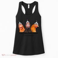 Tin Foil Hat Club Member Chickens Funny Conspiracy Theorist Women's Tank Top thumb 0