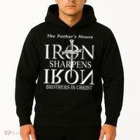 The Fathers House Iron Sharpens Iron Brothers In Christ Hoodie thumb 2