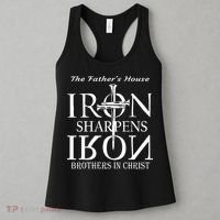 The Fathers House Iron Sharpens Iron Brothers In Christ Women's Tank Top thumb 3