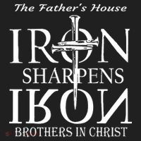 The Fathers House Iron Sharpens Iron Brothers In Christ Golf Towel thumb 3