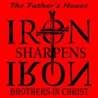 The Fathers House Iron Sharpens Iron Brothers In Christ Santa Hat thumb 1