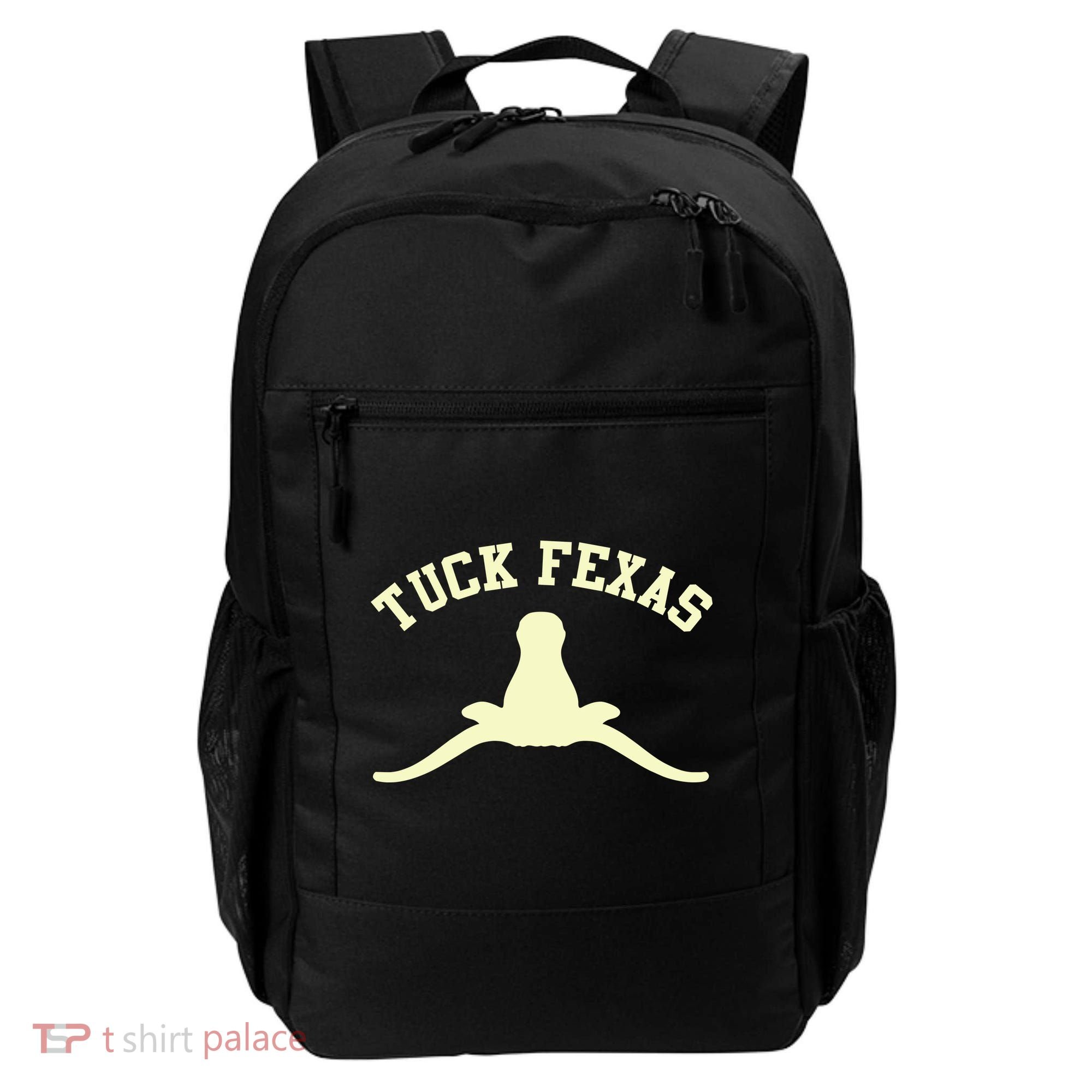 Tuck Fexas Horns Down Texas Backpack
