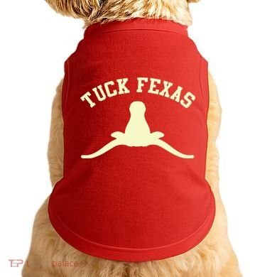 Tuck Fexas Horns Down Texas Doggie Tank