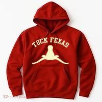 Tuck Fexas Horns Down Texas Hoodie thumb 0