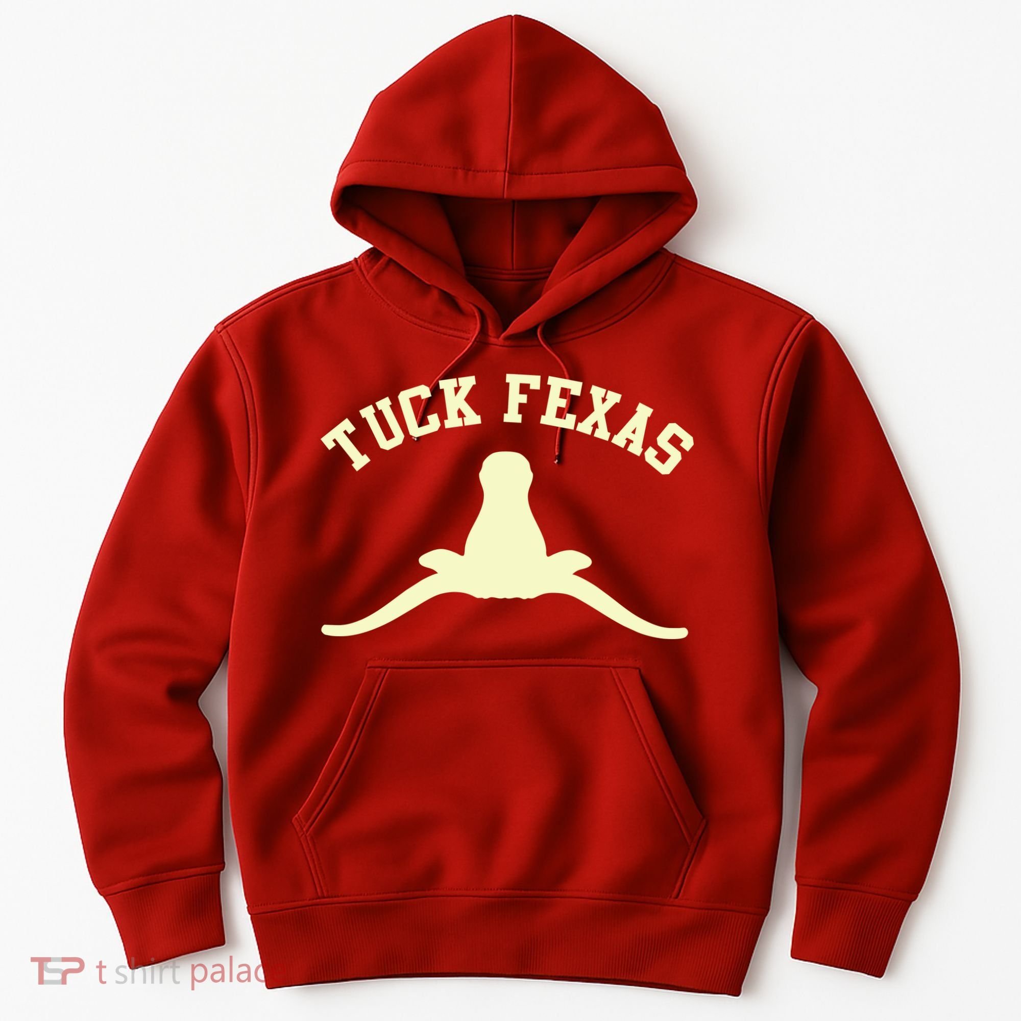 Tuck Fexas Horns Down Texas Hoodie
