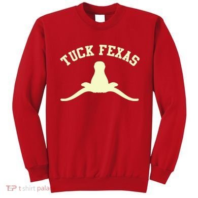 Tuck Fexas Horns Down Texas Sweatshirt