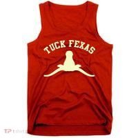 Tuck Fexas Horns Down Texas Tank Top thumb 0