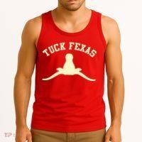 Tuck Fexas Horns Down Texas Tank Top thumb 3