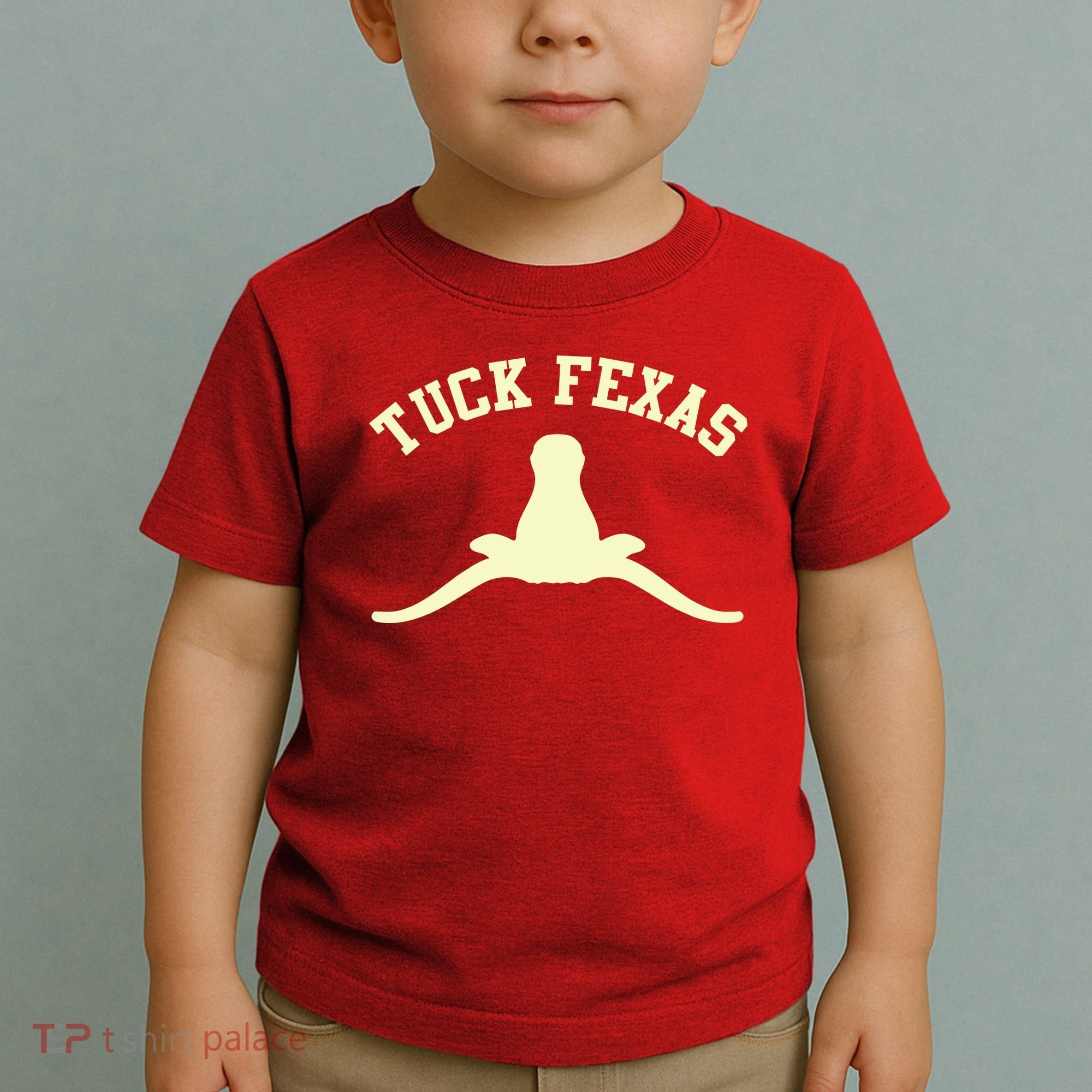 Tuck Fexas Horns Down Texas Toddler T-Shirt