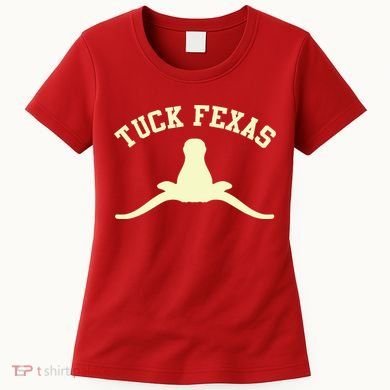Tuck Fexas Horns Down Texas Women's T-Shirt