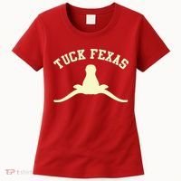 Tuck Fexas Horns Down Texas Women's T-Shirt thumb 0
