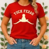 Tuck Fexas Horns Down Texas Women's T-Shirt thumb 2