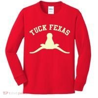 Tuck Fexas Horns Down Texas Kids Long Sleeve Shirt thumb 0