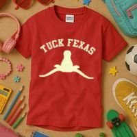Tuck Fexas Horns Down Texas Kids T-Shirt thumb 3