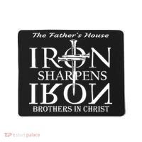 The Father's House Iron Sharpens Iron Brother In Christ Mousepad thumb 0