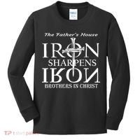 The Father's House Iron Sharpens Iron Brother In Christ Kids Long Sleeve Shirt thumb 0