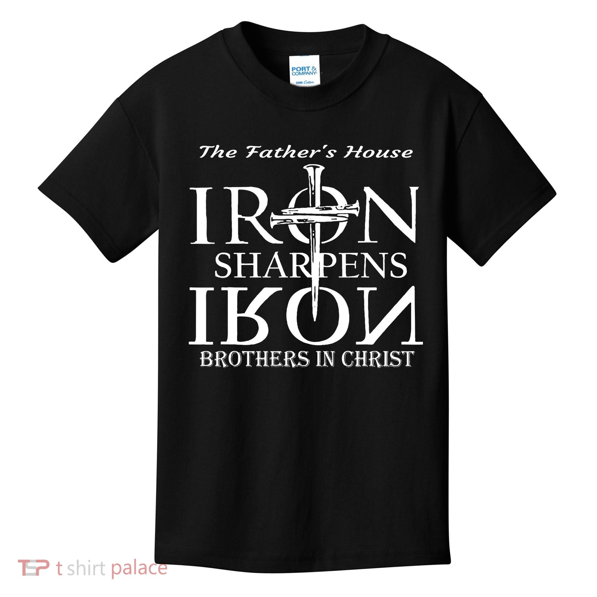 The Father's House Iron Sharpens Iron Brother In Christ Kids T-Shirt