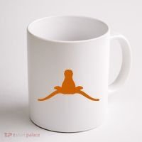 Tuck Fexas Horns Down Funny Rivalry Coffee Mug thumb 1