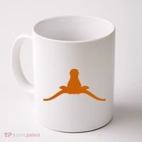 Tuck Fexas Horns Down Funny Rivalry Coffee Mug thumb 0