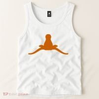 Tuck Fexas Horns Down Funny Rivalry Tank Top thumb 2