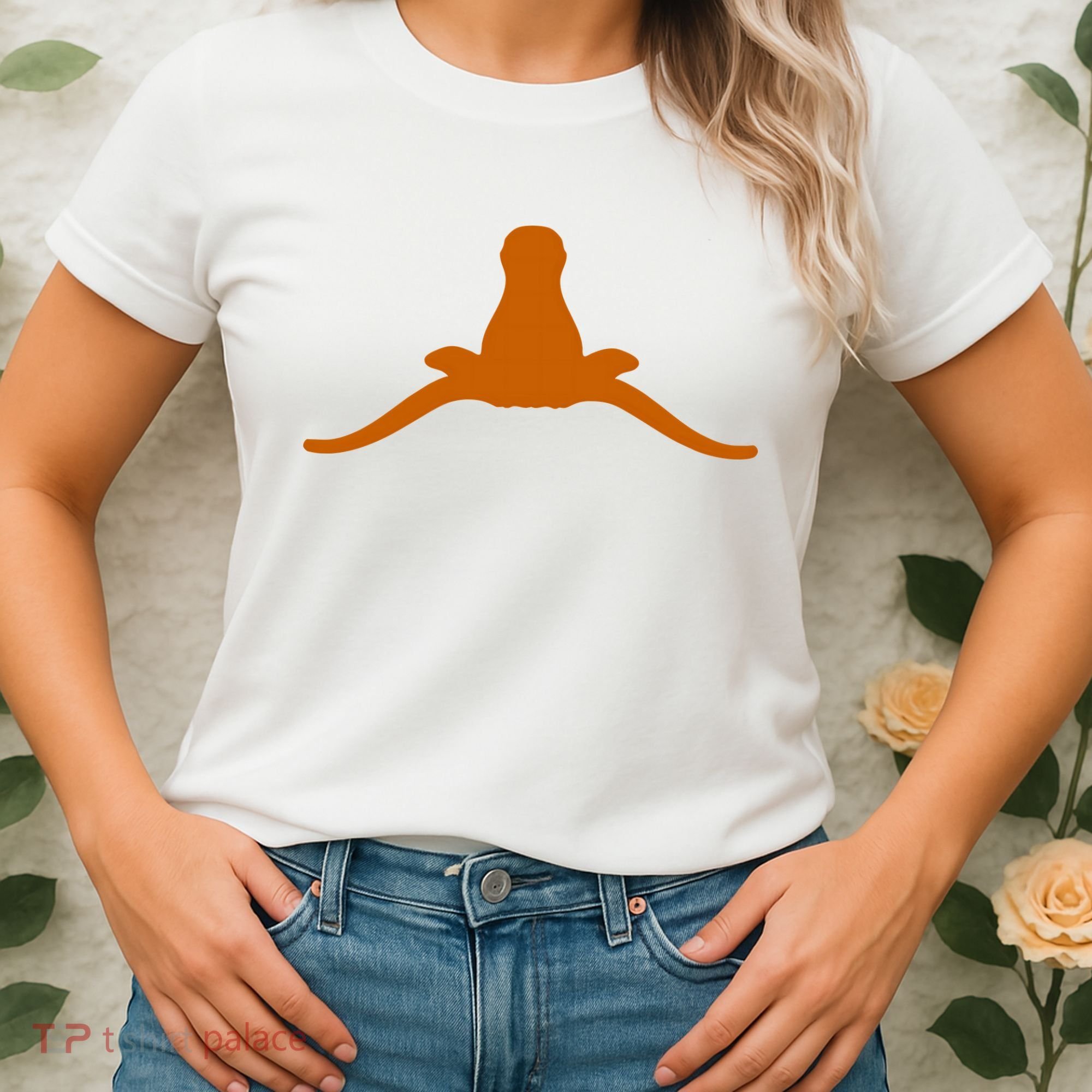 Tuck Fexas Horns Down Funny Rivalry Women's T-Shirt
