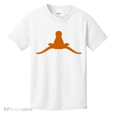 Tuck Fexas Horns Down Funny Rivalry Kids T-Shirt