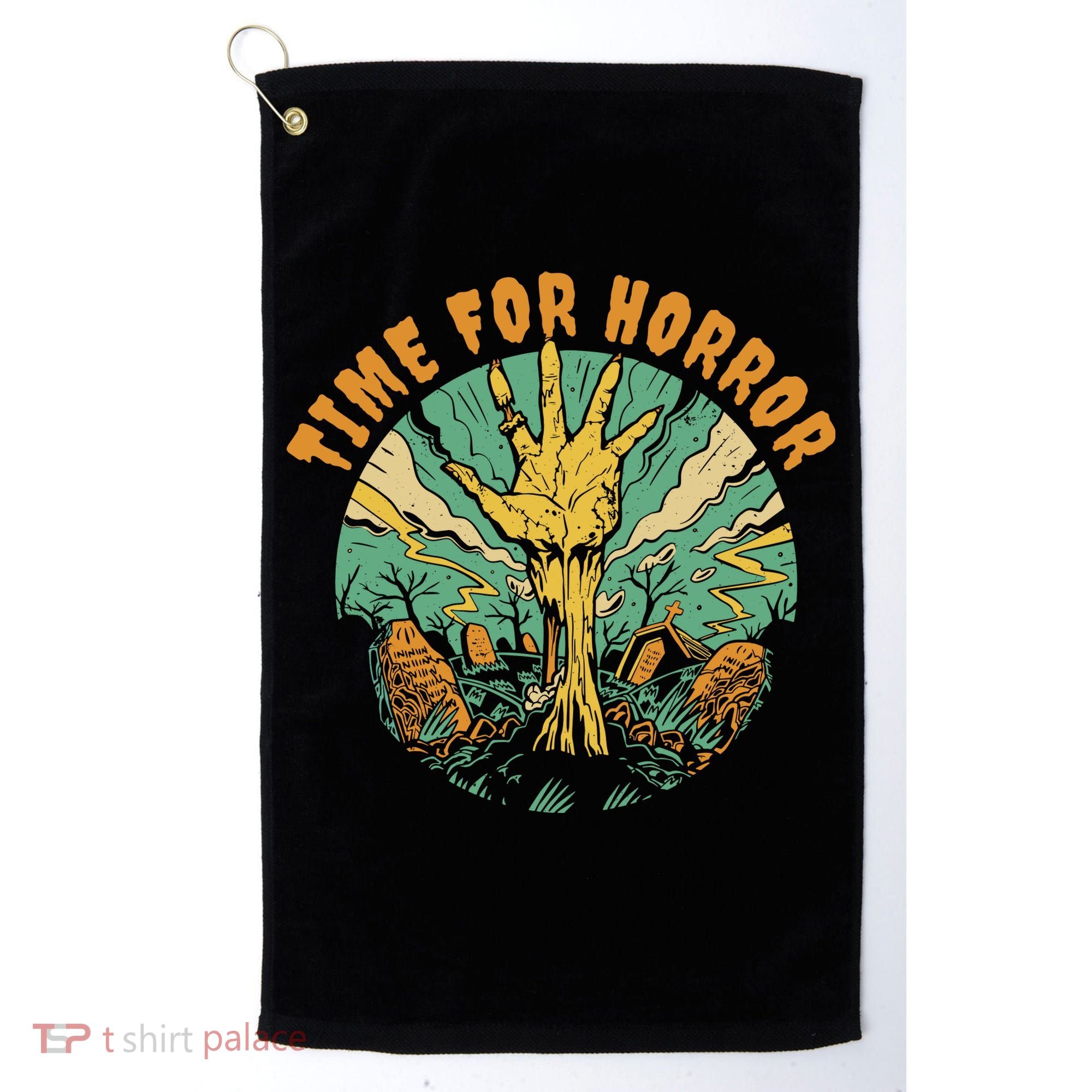 Time For Horror Zombie Golf Towel