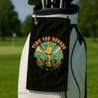 Time For Horror Zombie Golf Towel thumb 2
