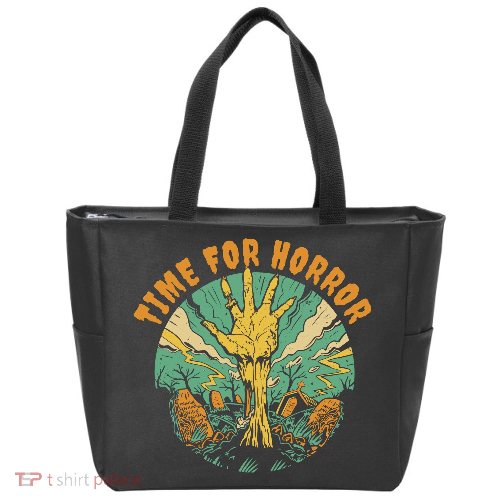 Time For Horror Zombie Tote Bag