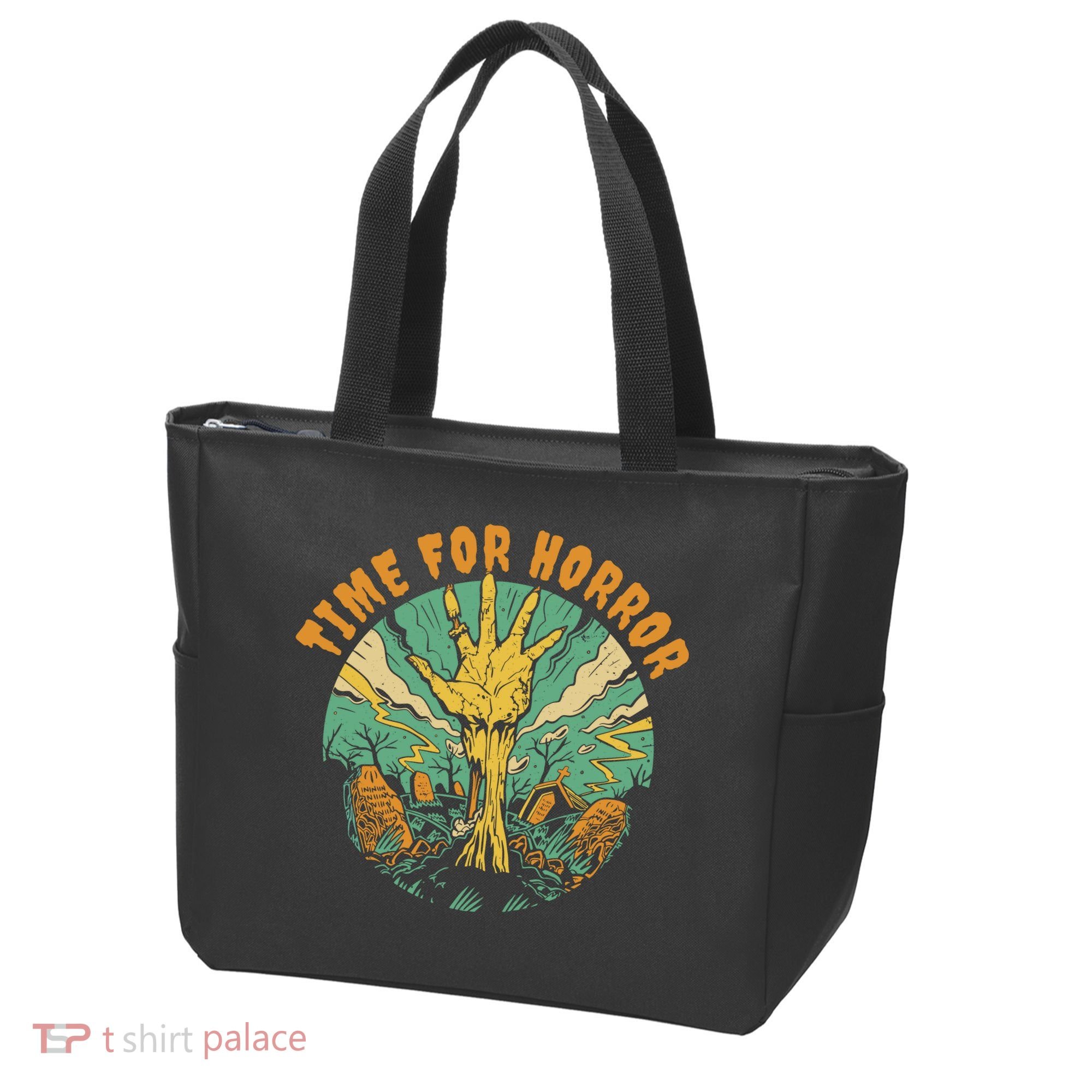 Time For Horror Zombie Tote Bag