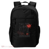 Time For Horror Scary Halloween Backpack thumb 0