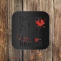 Time For Horror Scary Halloween Coaster thumb 0