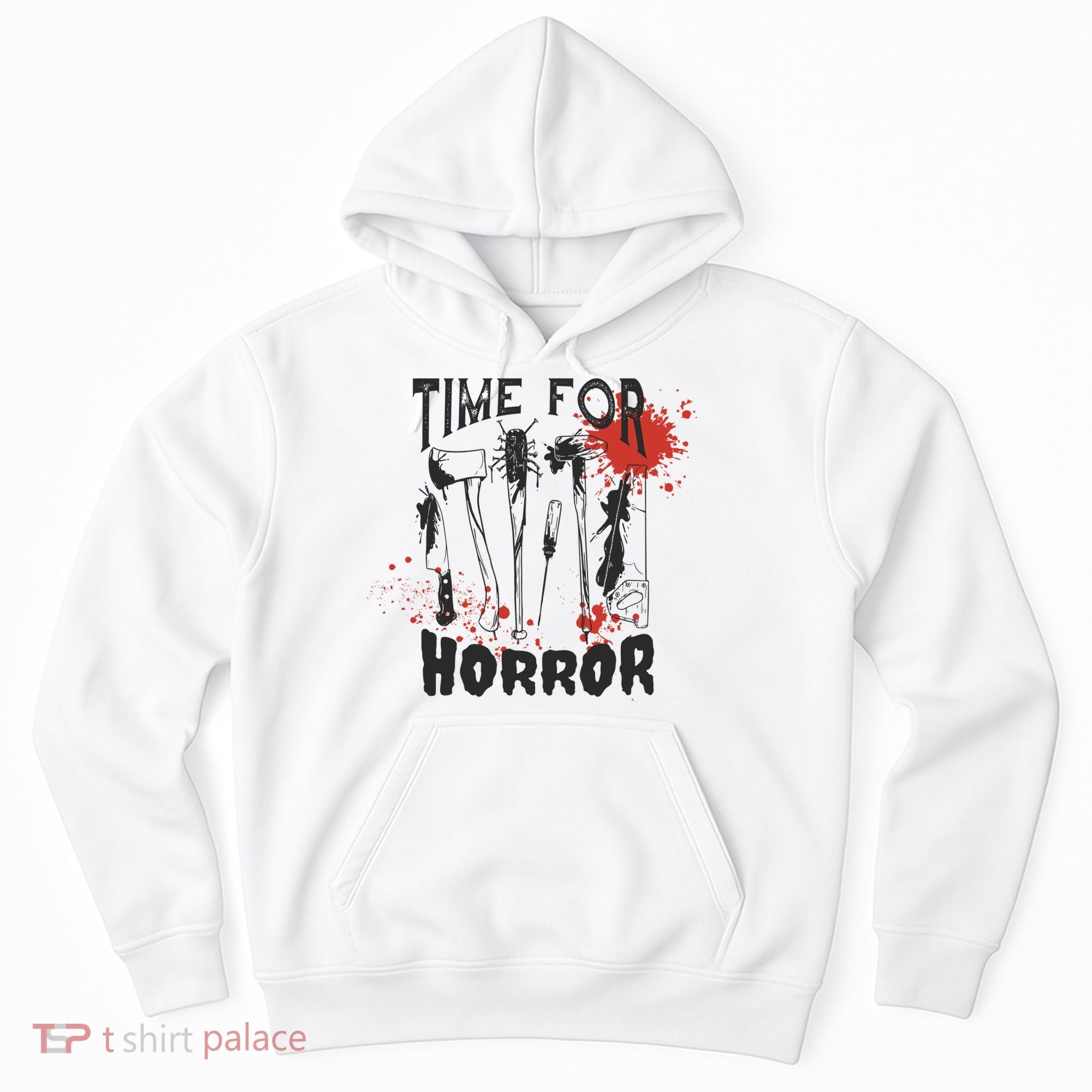 Time For Horror Scary Halloween Hoodie