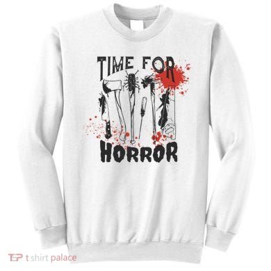 Time For Horror Scary Halloween Sweatshirt