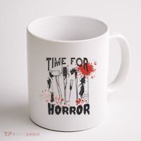 Time For Horror Scary Halloween Coffee Mug thumb 1