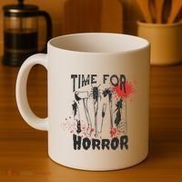 Time For Horror Scary Halloween Coffee Mug thumb 4