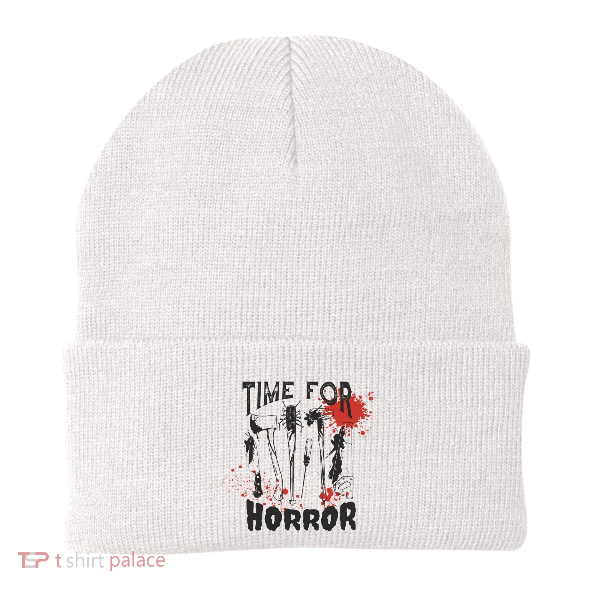 Time For Horror Scary Halloween Beanie