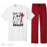 Time For Horror Scary Halloween Pajama Set thumb 0