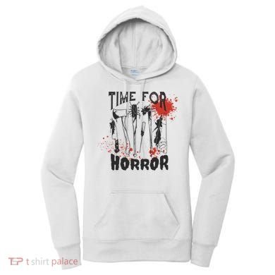 Time For Horror Scary Halloween Women's Hoodie