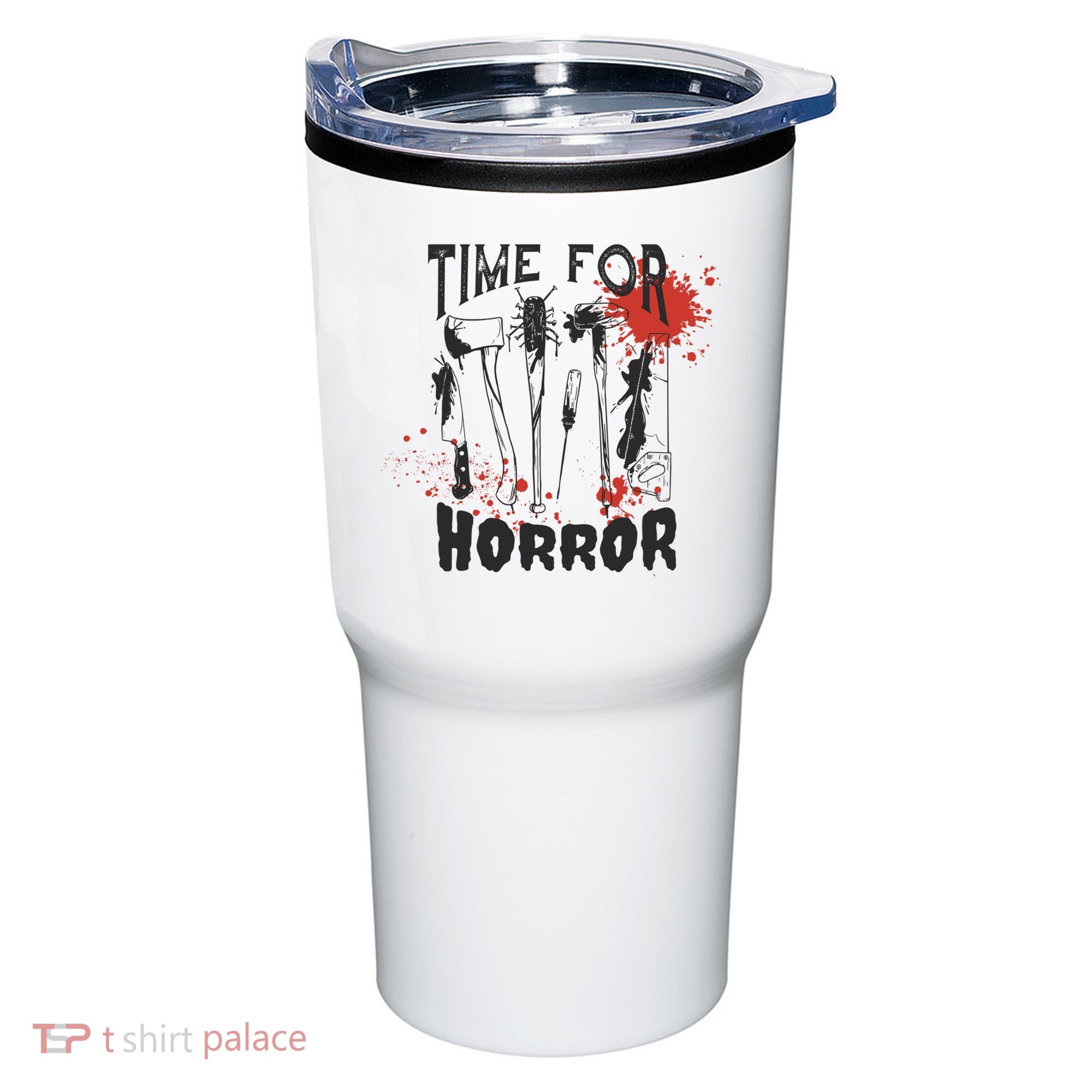 Time For Horror Scary Halloween Tumbler