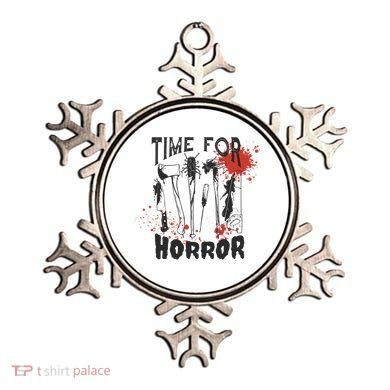 Time For Horror Scary Halloween Ornament