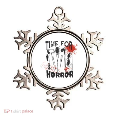 Time For Horror Scary Halloween Ornament